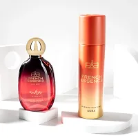 French Essence Luxury Gift Set For Women - Aura (Perfume 60Ml  Deodorant 150Ml ) 210Ml-thumb3