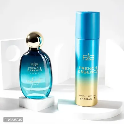 French Essence Luxury Gift Set For Women - Enchante (Perfume 60Ml  Deodorant 150Ml ) 210Ml-thumb4