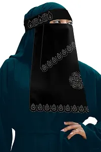 Contemporary new Rambo hijab Black Chiffon Solid Hijab For Women for girls-thumb1