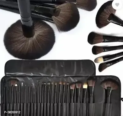 Fancy Makeup Brushes 24 Piece black-thumb0