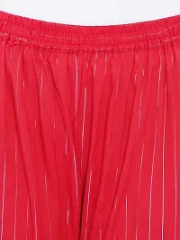 TNQ Women's Stylish and Fashionable Mid- Rise Garara/Sharara Palazzo Pants || Flared Sharara Palazzo (Free Size, Red)-thumb3