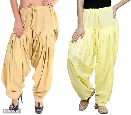 Buy Buy That Trendz Women's Regular Fit Cotton Patiala Salwar (114D71-Maron  Combo 2 Patiala Whte_Maroon, White_XL) at Amazon.in