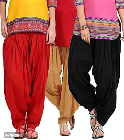 Women''s Semi - Patiala Cotton Salwar Combo Pack Of 3 at Rs 499/piece | New  Items in Noida | ID: 14604708691