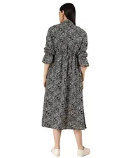 TNQ Women Printed Long A - Line Dress/Summer Maxi Printed Dress-thumb1
