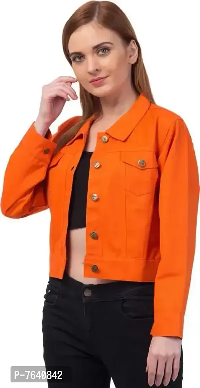 Amazon.com: Allegra K Corduroy Jacket for Women's Point Collar Zip Up Long  Sleeve Casual Cropped Jackets X-Small Dark Orange : Clothing, Shoes &  Jewelry