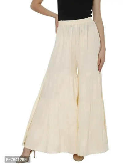 Poplin Kaj Wide Leg in White – XCVI