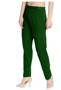 TNQ Women Winter Wear Wollen Trouser/Woolen Palazzo Pants (Large, Green)-thumb2
