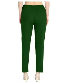 TNQ Women Winter Wear Wollen Trouser/Woolen Palazzo Pants (Large, Green)-thumb1
