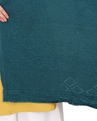 TNQ Women Winter Warm Woolen knitted Stole/Shawl/Women Stoles-thumb3