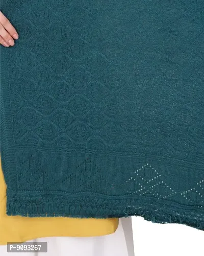 TNQ Women Winter Warm Woolen knitted Stole/Shawl/Women Stoles-thumb4