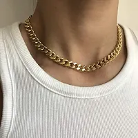Octagon Hub Necklace Gold Choker Necklaces for Women Girl Gifts Jewelry-thumb1