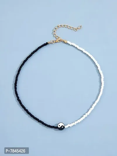 Necklace White - Colourful Space Choker String Beaded Strand Women Elegant  UK | eBay