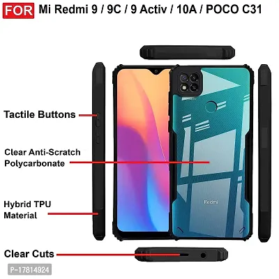 LENIENT Back Cover For Xiaomi Redmi 9-thumb5