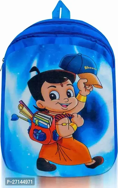 Chota bheem school bag for kids Kids School Bag Soft Plush Backpacks Cartoon Boys Girls Baby (2-5 Years)