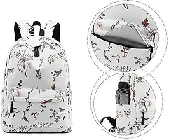 The Unique flipzone  Medium 25 L Laptop Backpack Unicorn Waterproof Girls Backpack for school college travelling bag  (Black)-thumb1