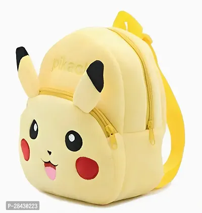 Small 11 L Backpack School Bag Pika Chu Soft Plush Bag Plush Bag  (multicolor, 10 L)-thumb2