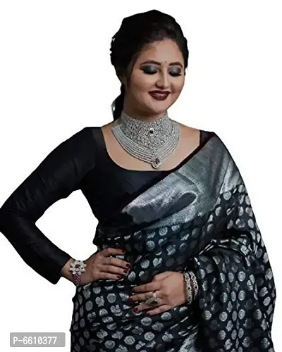 Stylish Lichi Silk Jacquard Work Saree for Women-thumb3