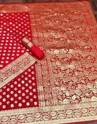 Stylish Lichi Silk Jacquard Work Saree for Women-thumb1