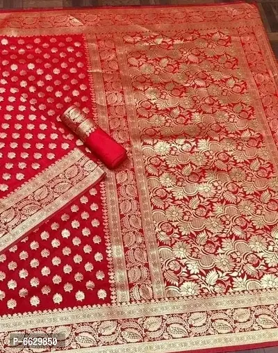 Stylish Lichi Silk Jacquard Work Saree for Women-thumb2