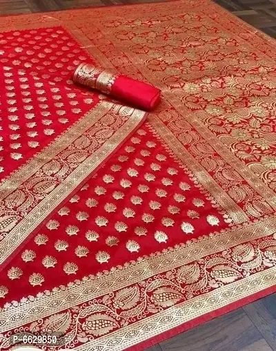 Stylish Lichi Silk Jacquard Work Saree for Women-thumb3