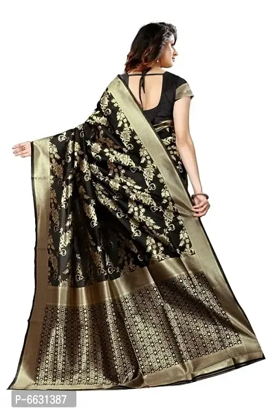 Stylish Lichi Silk Jacquard Work Saree for Women-thumb2