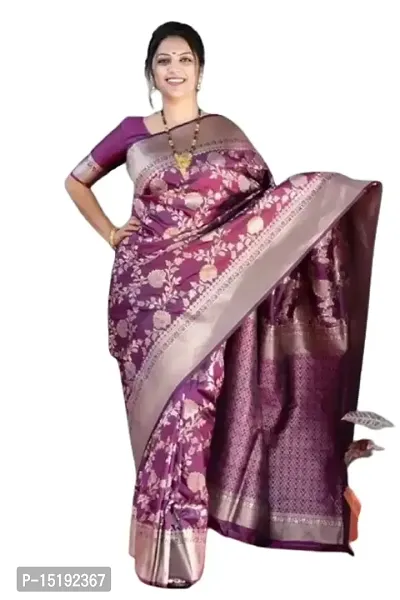 Beautiful Lichi Silk Jacquard Work Saree for Women-thumb0