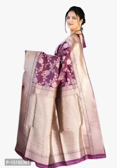 Beautiful Lichi Silk Jacquard Work Saree for Women-thumb4
