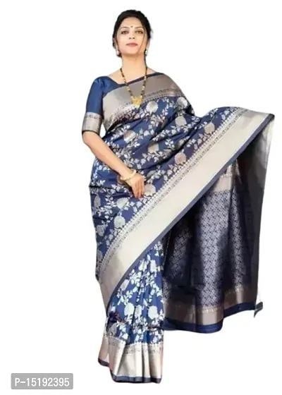 Classic Art Silk Jacquard Saree With Blouse Piece