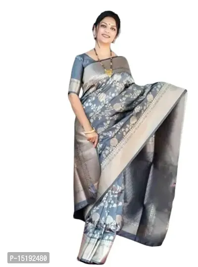 Classic Art Silk Jacquard Saree With Blouse Piece