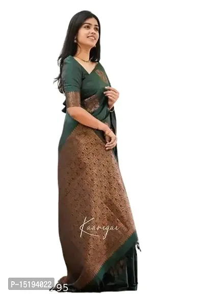 Beautiful Lichi Silk Jacquard Work Saree for Women-thumb4