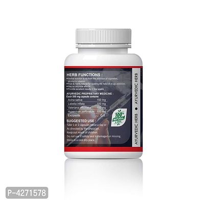Nasha Mukti Herbal Capsules For Anti-Smoking 100% Ayurvedic (60 Capsules)-thumb3