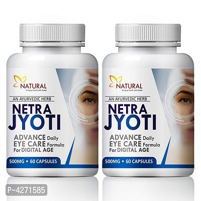 Neytra Jyoti Herbal Capsules For Improve Your Eye Sight 100% Ayurvedic (120 Capsules)