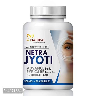 Neytra Jyoti Herbal Capsules For Improve Your Eye Sight 100% Ayurvedic (60 Capsules)-thumb0