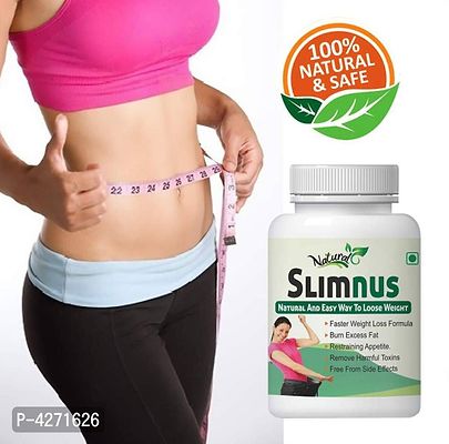 Slimnus Herbal Capsules For Burning Fat 100% Ayurvedic (60 Capsules)-thumb0