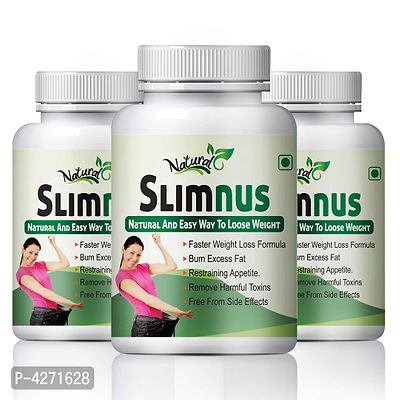 Slimnus Herbal Capsules For Burning Fat 100% Ayurvedic (180 Capsules)-thumb2