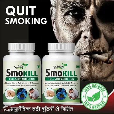 Smokill Herbal Capsules For Helps To Quit Smoking 100% Ayurvedic (120 Capsules)