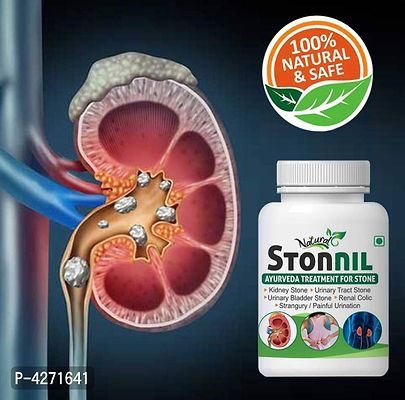 Stonnil Herbal Capsules For Helps To Remove Stone In Kidney 100% Ayurvedic (60 Capsules)-thumb0