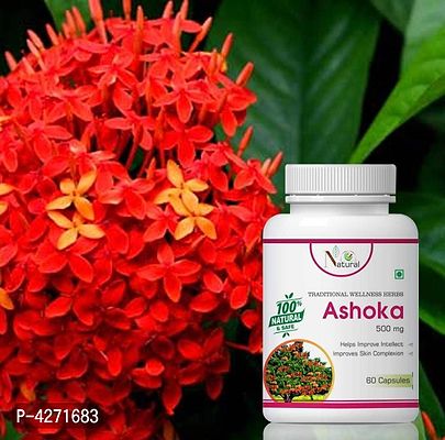 Ashoka Herbal Capsules For Care Of Women 100% Ayurvedic (60 Capsules)