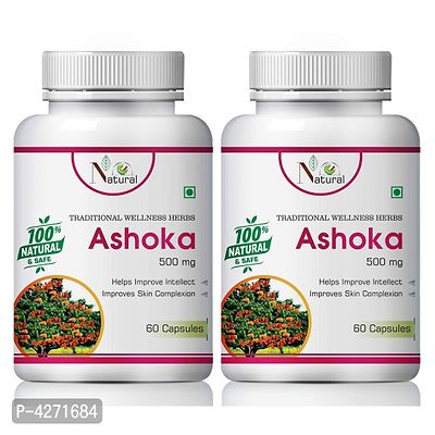 Ashoka Herbal Capsules For Care Of Women 100% Ayurvedic (120 Capsules)-thumb2