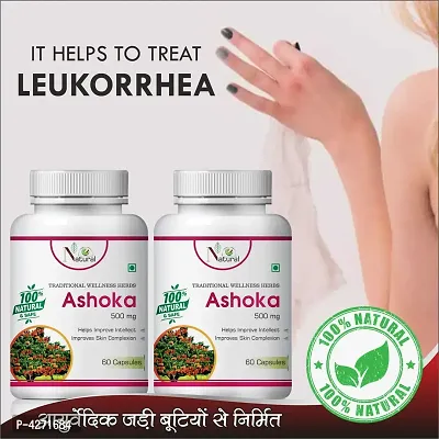 Ashoka Herbal Capsules For Care Of Women 100% Ayurvedic (120 Capsules)