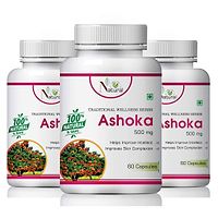 Ashoka Herbal Capsules For Care Of Women 100% Ayurvedic (180 Capsules)-thumb1