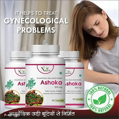 Ashoka Herbal Capsules For Care Of Women 100% Ayurvedic (180 Capsules)-thumb0