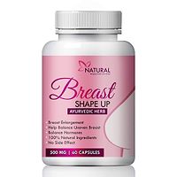 Breast Shape Up Herbal Capsules For Helps In Correcting Underdeveloped Breasts 100% Ayurvedic (60 Capsules)-thumb1