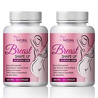 Breast Shape Up Herbal Capsules For Helps In Correcting Underdeveloped Breasts 100% Ayurvedic (120 Capsules)-thumb1