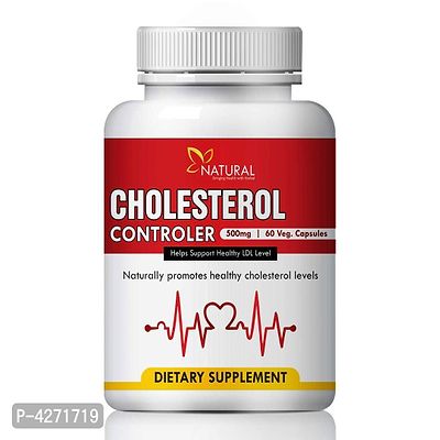 Cholestrol Controller Herbal Capsules For Helps To Control Cholestrol Level 100% Ayurvedic (60 Capsules)-thumb2