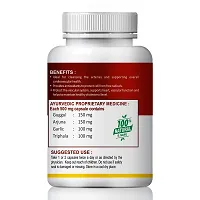 Cholestrol Controller Herbal Capsules For Helps To Control Cholestrol Level 100% Ayurvedic (120 Capsules)-thumb2