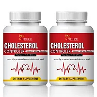 Cholestrol Controller Herbal Capsules For Helps To Control Cholestrol Level 100% Ayurvedic (120 Capsules)-thumb1