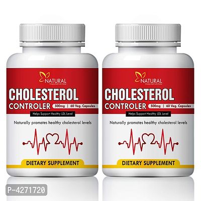 Cholestrol Controller Herbal Capsules For Helps To Control Cholestrol Level 100% Ayurvedic (120 Capsules)-thumb2