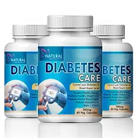 Diabetes Care Herbal Capsules For Minimize Chances Of Heart Attack 100% Ayurvedic (180 Capsules)-thumb1