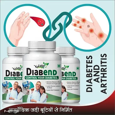 Diabend Herbal Capsules For Enhance Energy Levels In The Body 100% Ayurvedic (180 Capsules)